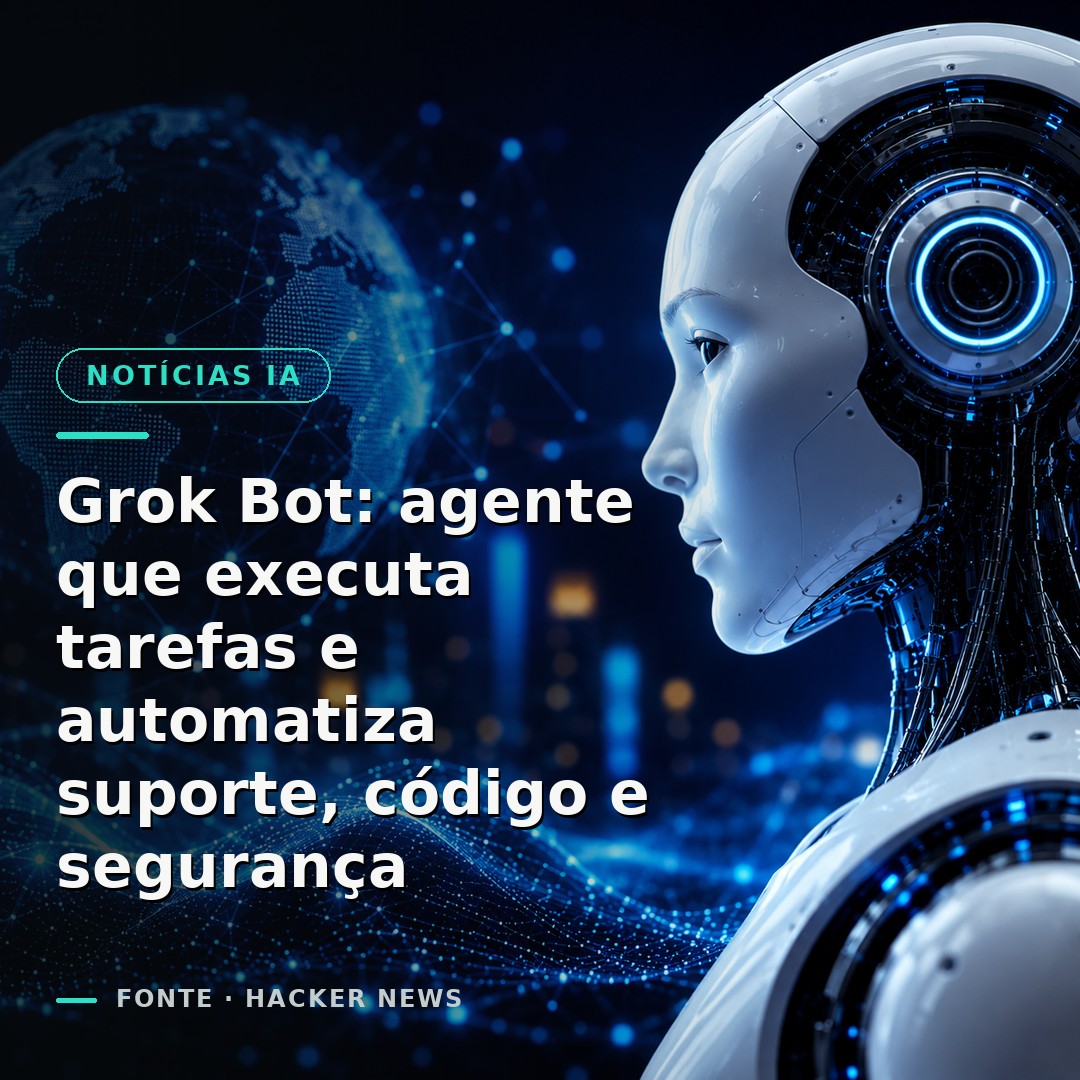 Grok Bot: agente que executa tarefas e automatiza suporte, código e segurança