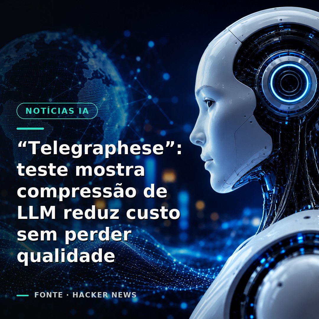“Telegraphese”: teste mostra compressão de LLM reduz custo sem perder qualidade
