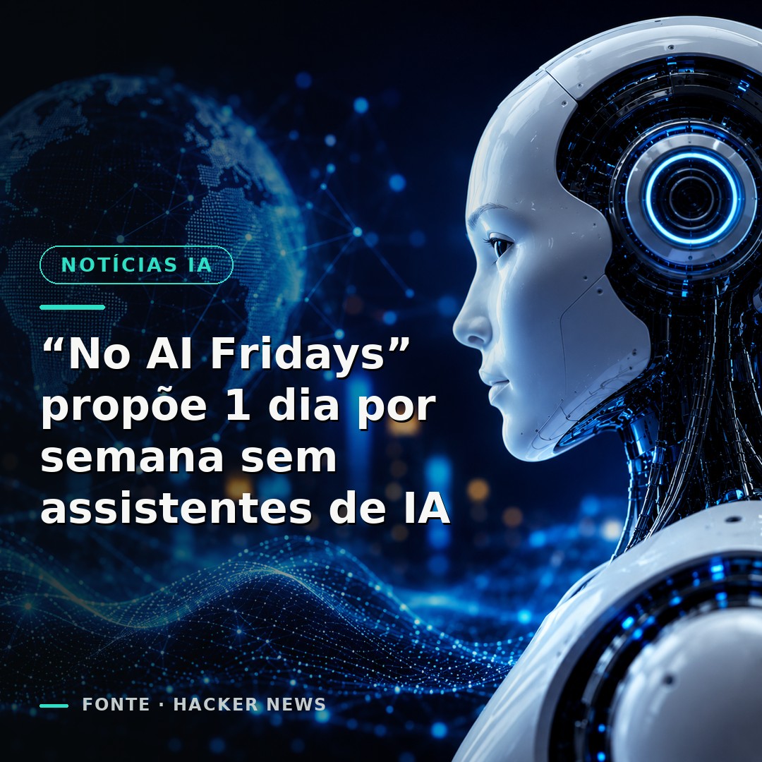 “No AI Fridays” propõe 1 dia por semana sem assistentes de IA