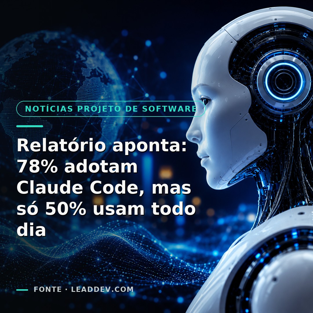 Relatório aponta: 78% adotam Claude Code, mas só 50% usam todo dia