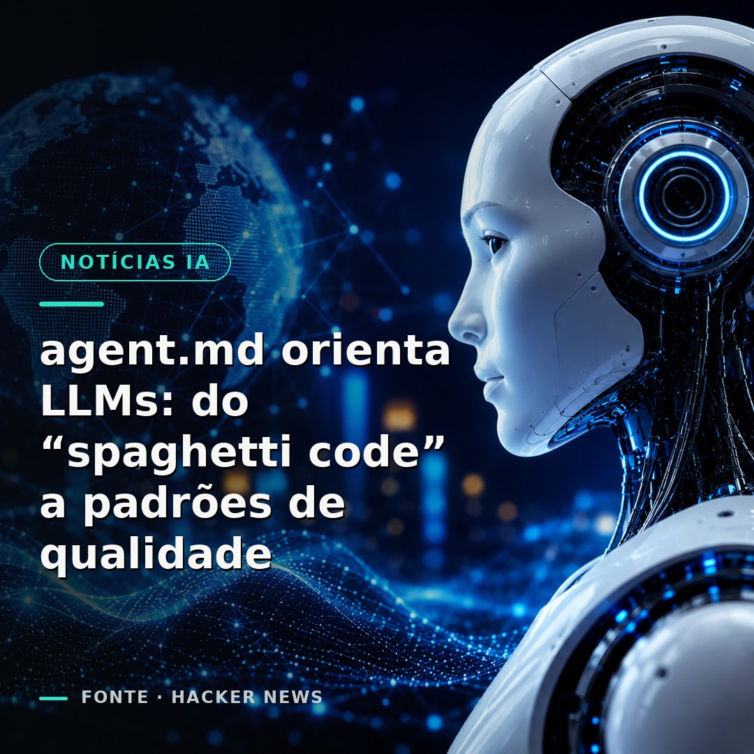 agent.md orienta LLMs: do “spaghetti code” a padrões de qualidade