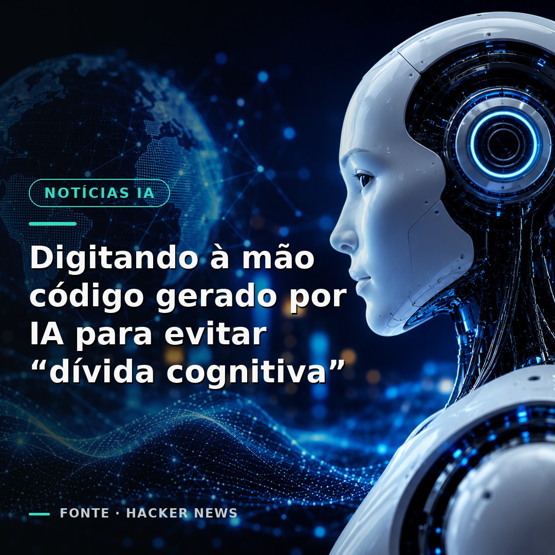 Digitando à mão código gerado por IA para evitar “dívida cognitiva”