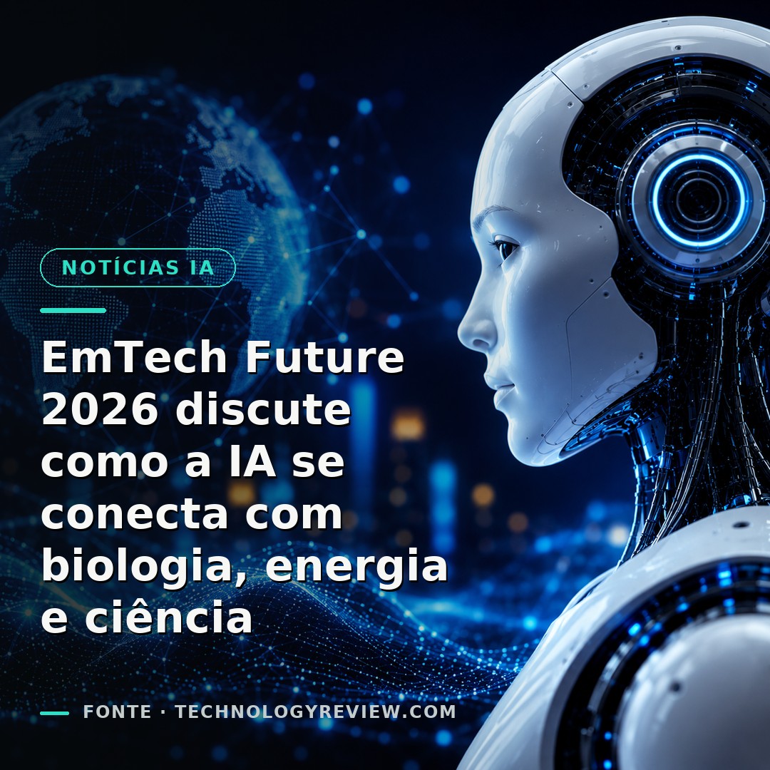 EmTech Future 2026 discute como a IA se conecta com biologia, energia e ciência